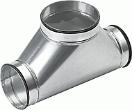 T en Y-stukken rond luchtkanaal