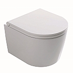 Globo Forty3 wandcloset rimfree wit 43cm (ex zitting) GLFOS06.BI