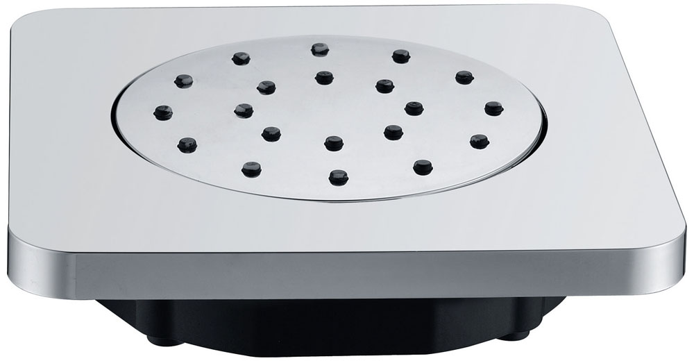 Italy Sanitair inbouw verstelbare zijdouche vierkant 135x135 ABS chr