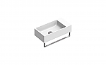 Catalano New Zero fontein 50x25cm met cataglaze 15025VE00