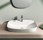 Catalano Green Lux opzetwastafel 65x42cm zonder overloop wit 165GRLX00