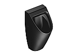 Catalano Sfera New Flush urinoir wand randloos 350x320mm mat zwart (niet te combineren met deksel) 1OR64NS