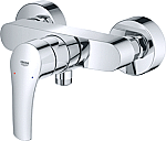 Grohe Eurosmart douchekraan m. koppelingen z. omstel HOH=15cm chroom 33555003