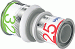 Uponor Fitting met 2 aansluitingen S-Press PLUS 1039940