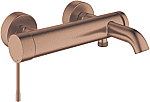 Grohe Essence badkraan m. omstel m. koppelingen brushed warm sunset 25250DL1