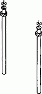 Itho Daalderop aansluitbuis 15 x 15 mm l=620 mm verchroomd 2 stuks 079270001
