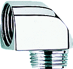 Grohe aansluitknie 1/2 chroom sanitaire kraan 45304000