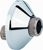 Grohe S-koppeling m. rozet 1/2x3/4 chroom 1200100M