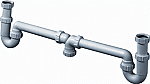 McAlpine Dubbele sifon Duplex 0055350
