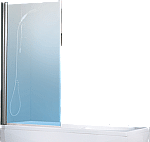 Novellini Aurora 1 badwand 1-delig 70x150cm matchr/helder AURORAN1701B