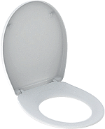 Geberit 300 Basic closetzitting m. bevestiging van onderen hoh 155 mm wit 502994001