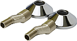 ProfiFIT S-koppeling 3/4 x 1/2 inch buitendraad draaibaar 9 mm sprong met rozet chroom 2018743