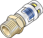 KE KELIT Fitting met 2 aansluitingen Kelox 730202E04