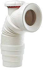 Wirquin AIRCONNECT 2-in-1 wc-aansluitbocht met beluchter 70725179