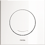 Wisa XS bedieningsplaat Argos SO 16x16cm kunststof wit 8050414501 