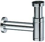 Raminex Slim bekersifon klein 1 1/4"x32mm chroom 510005