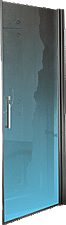 Novellini Giada draaideur voor nis 87-90x195cm links matchroom/helder glas GIADN1B87S1B