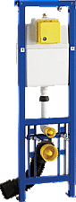  Wisa XS inbouwreservoir Vario frontbediend H130cm en 10cm in hoogte verstelbaar 3/6 liter max. 7.5 liter m. verstelplaat 8050452735