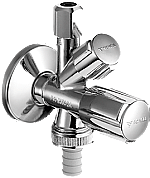 Schell Comfort combinatiehoekstopkraan m. terugslagklep chroom 035450699