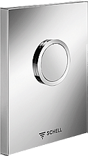 Schell Compact II bedieningspaneel closet/urinoir wit 028001599