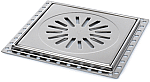 Aquaberg renovatieput RVS rooster 20x20cm inbouwhoogte 9mm RP20 