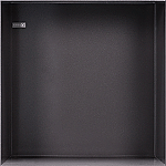 LoooX CBoX inbouwnis opbouwnis 30x30x10cm antraciet CBOX30A