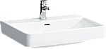 Laufen Pro S wastafel m. kraangat 60x46cm m. overloop wit 8109630001041