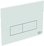 Ideal Standard bedieningsplaat rechthoekig DF Wit W3708AC