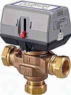 Honeywell Gemotoriseerde 3-wegklep 1" 24v VC8010MP6004
