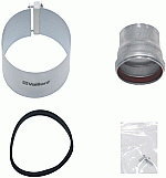 Vaillant Dubbelw. rookgashulpstuk 2 aansl. 303844