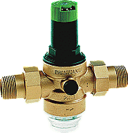 Honeywell Drukreduceerregelaar, 2 x 11/4" buitendraad, instelbereik 1,5 - 6 bar, max. 40° D06F114A