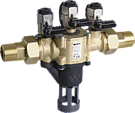 Watts / Socla BA BM terugstroombeveiliging DN20 3/4" met trechter, filter en 2 kogelkranen 405020311