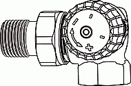 Heimeier Radiatorafsluiter V-exact II 371401000