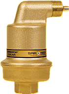 Spirotech SpiroTop Solar Autoclose luchtafscheider top 1/2" 1x buitendraad messing AB050FBA08