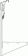 Radson (Thermrad) wandconsole plintradiator set (2 stuks) T33 9010196204