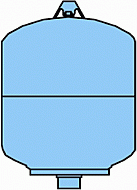 Reflex D membraandrukexpansievat 25L voor drinkwater blauw 7304000 