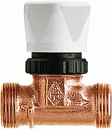 Heimeier afsluiter vloerverwarming 3/4" buitendraad m/hw 130802000