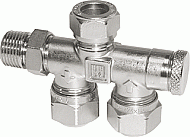 Pentec 2-pijps onderblok omgekeerde aansluiting M22 165210101