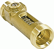 Taco Setter Inline 100 inregelventiel 3/4" buitendraad conisch x 3/4" binnendraad, 2-8 L/min 231238