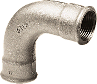 Nefit Industrial Fitting met 2 aansluitingen Gegalvaniseerd 9180020004