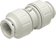 John Guest Fitting met 2 aansluitingen Speedfit PEM0415W
