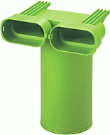 Ubbink AirExcellent AE35 aansluiting 90° DN125 inclusief 1 afdekkap 0188300