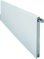 Vasco Flatline paneelradiator vlak type 21 500x600mm 661W wit structuur (S600) 108F2150060190 