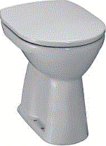 Jika Lyra Plus closetpot AO vlakspoel +6cm wit 8253870000001