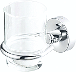 Geesa Luna glashouder m. glas chroom 915502 