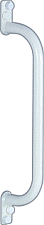 Handicare Linido kozijnbeugel 60cm wit LI2619060102 