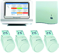 Honeywell Evohome Wi-Fi Connected 4 Zone Radiatorpakket Modulation ATP954M3020