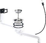 Viega Afvoer- en overloop combinatie Gootsteenafvoeren 678562