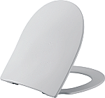 Pressalit 300 Slim closetzitting Slim met deksel m. DG6 combi scharnier, universeel wit 1012000DG6999