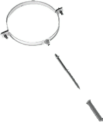 Burgerhout/M&G Tweedelige beugel Alu-fix 400452256